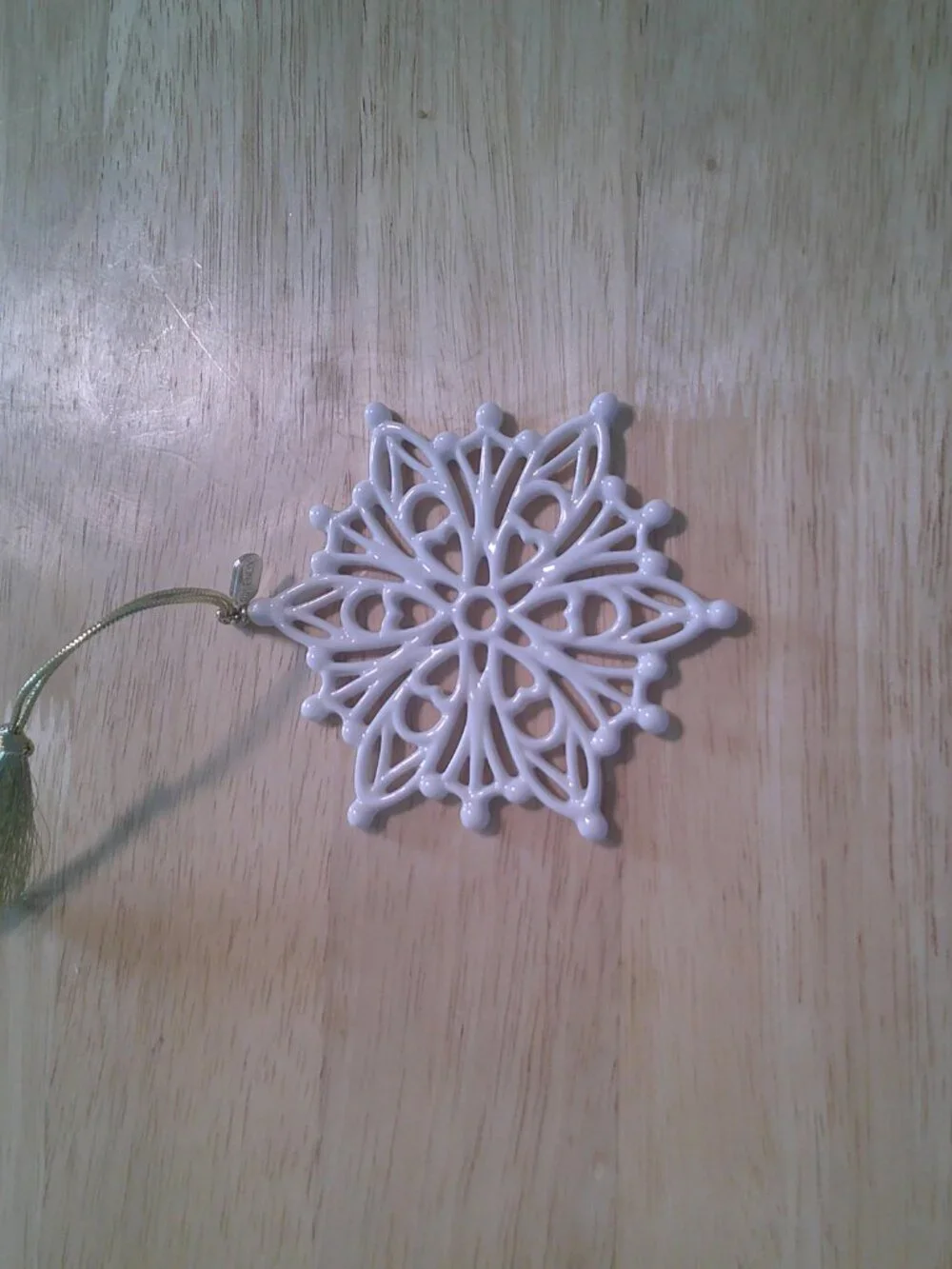 Lenox porcelain star ornament 2020 NEW in box - Picture 4 of 4